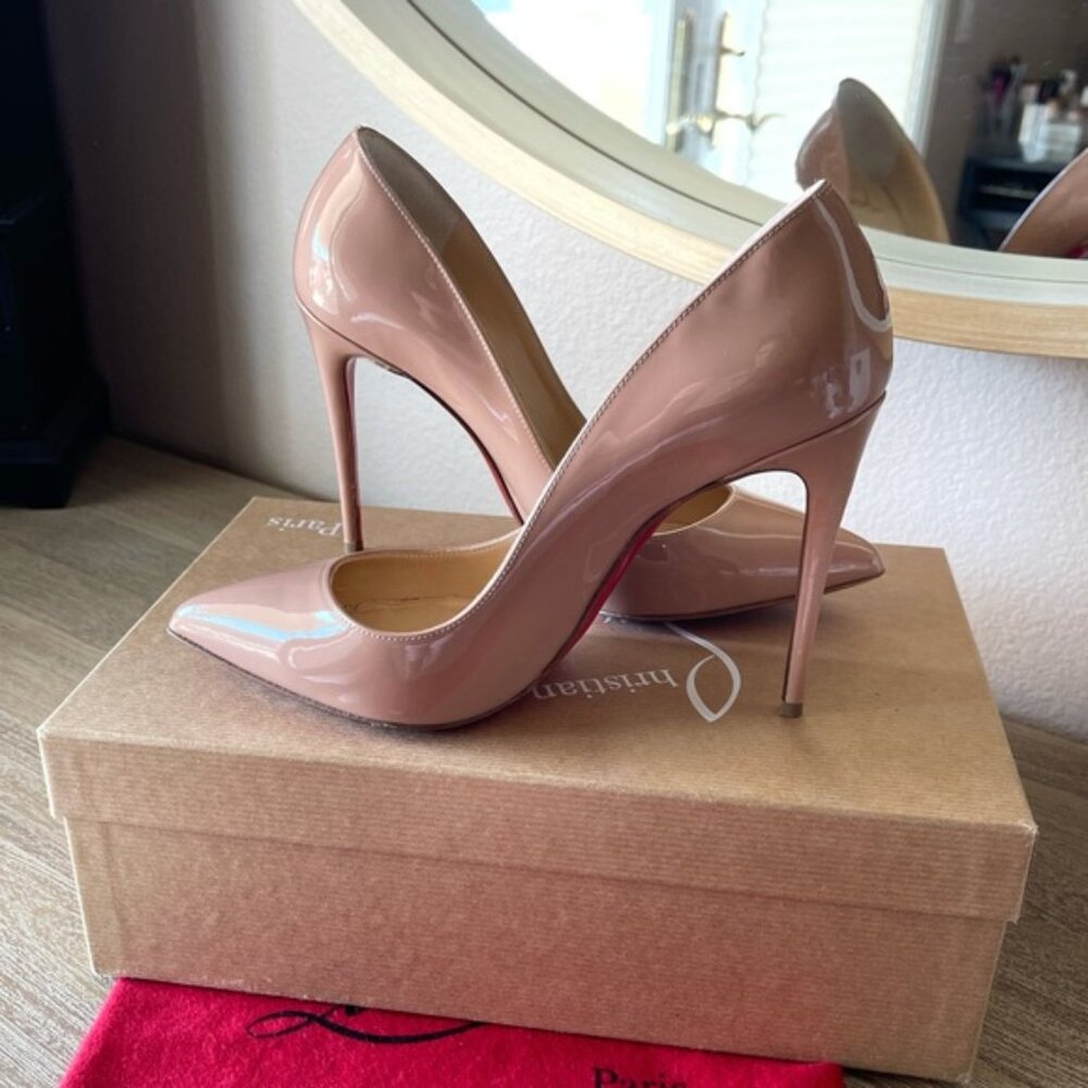 Christian Louboutin Pigalle Folies, Nude, 39.5
